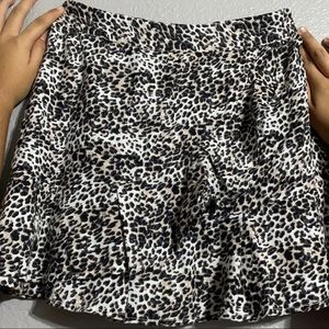 Leopard print skirt